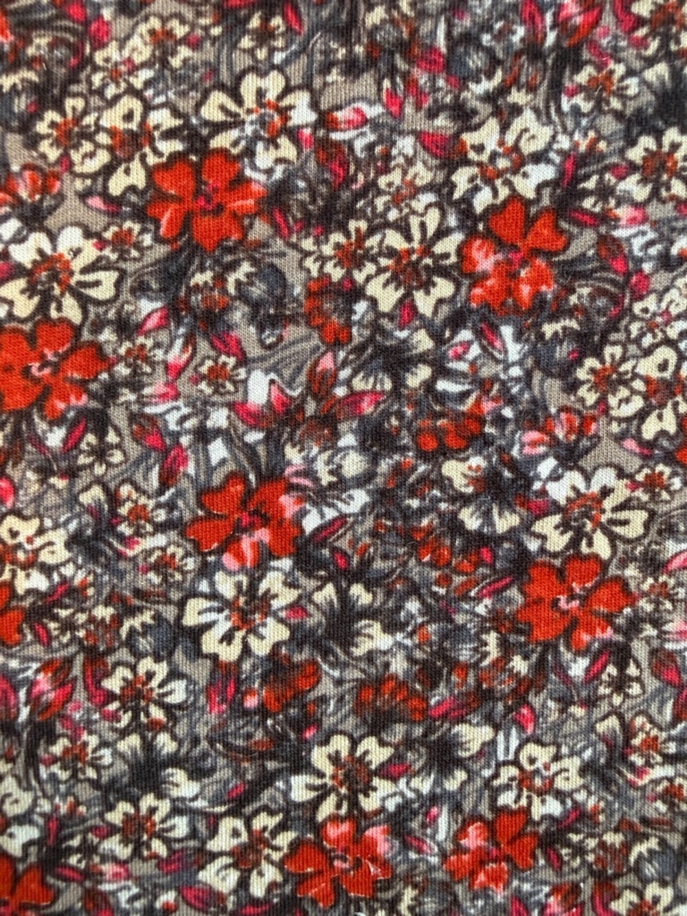 Perry Ellis Polo Floral Print Short Sleeve Button Up Luxury Pima Cotton Size M - Picture 5 of 10